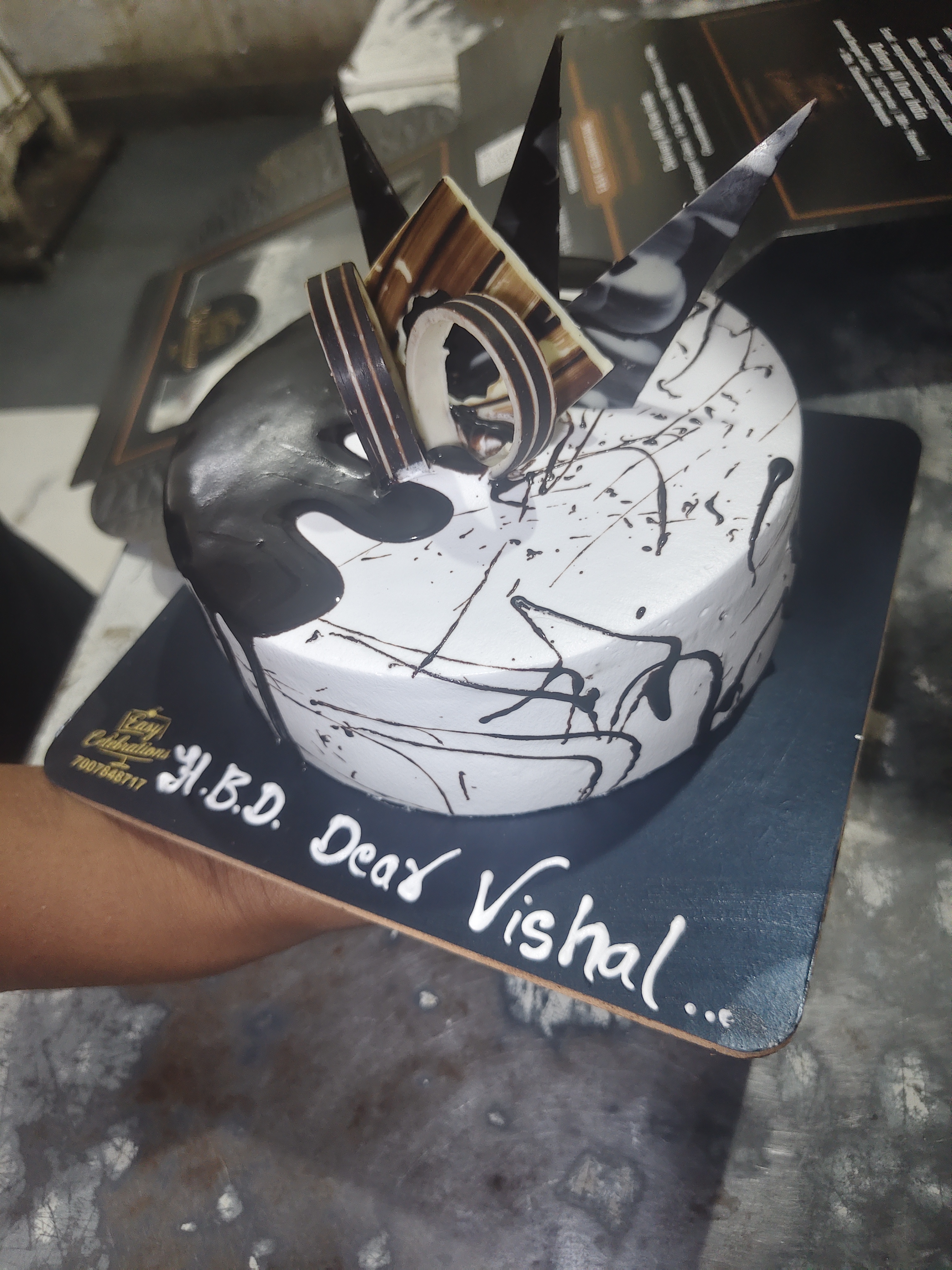 Choco vanilla cake
