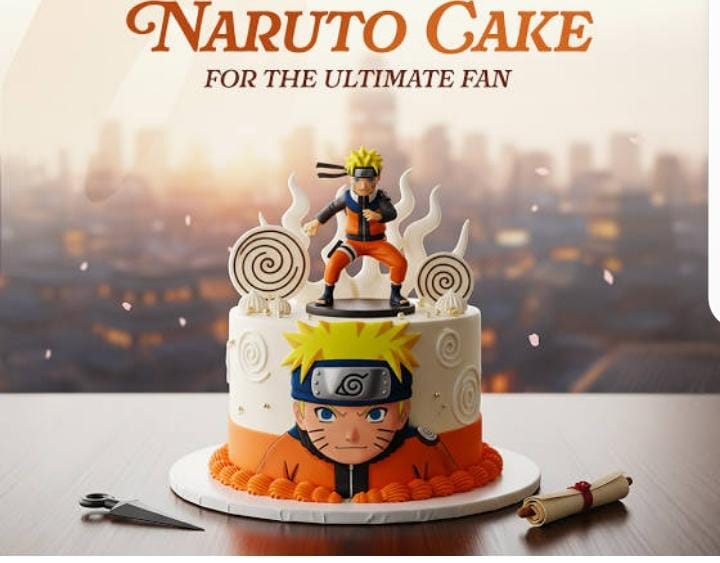 Naruto Theme Cake