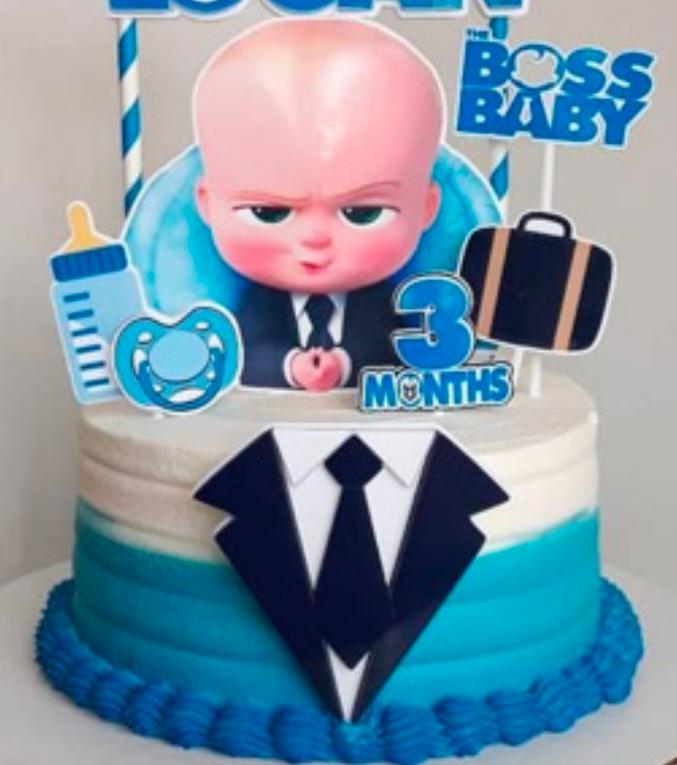 Boss Baby Theme Cake