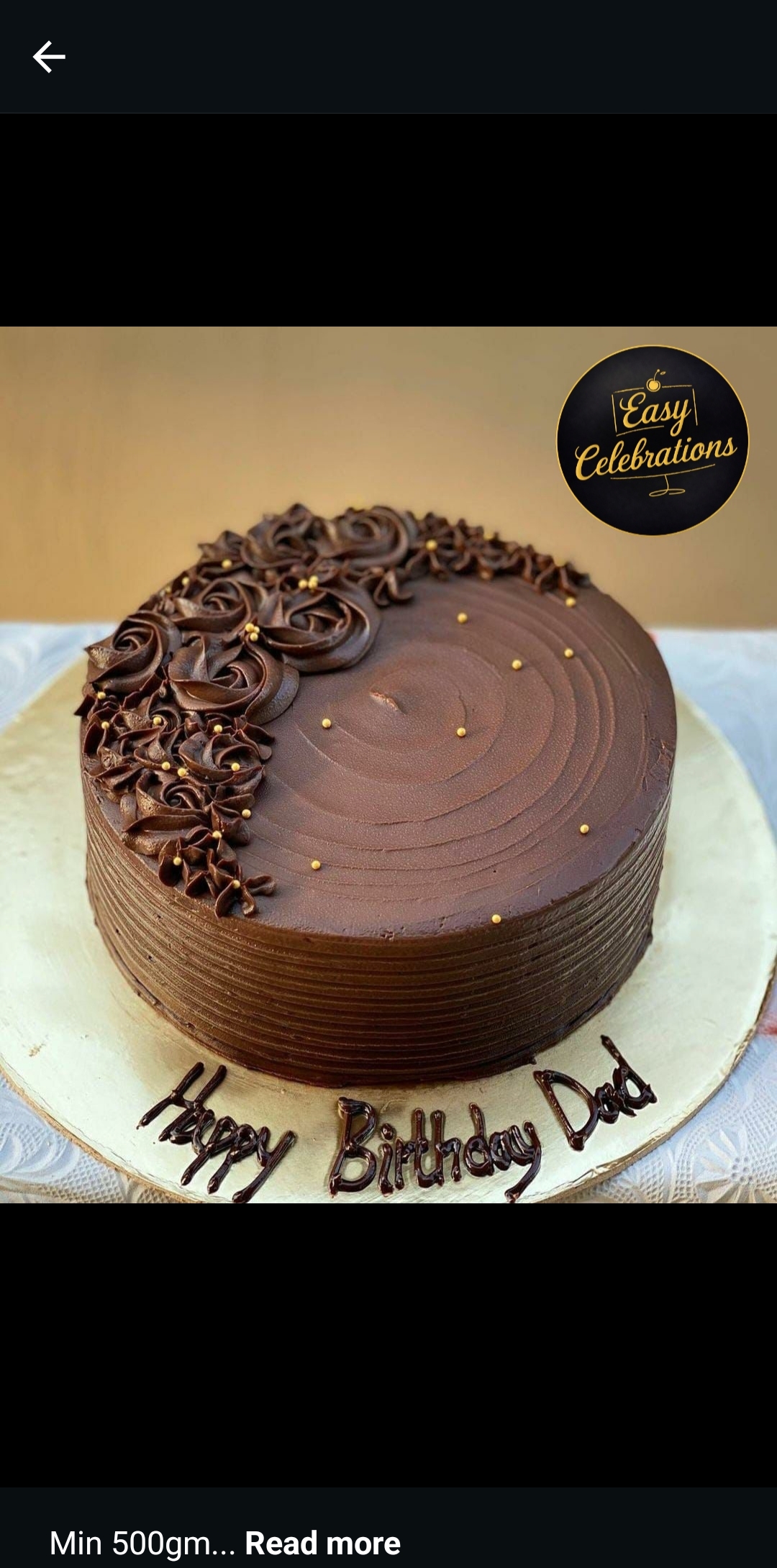 Chocolate Rosette Birthday