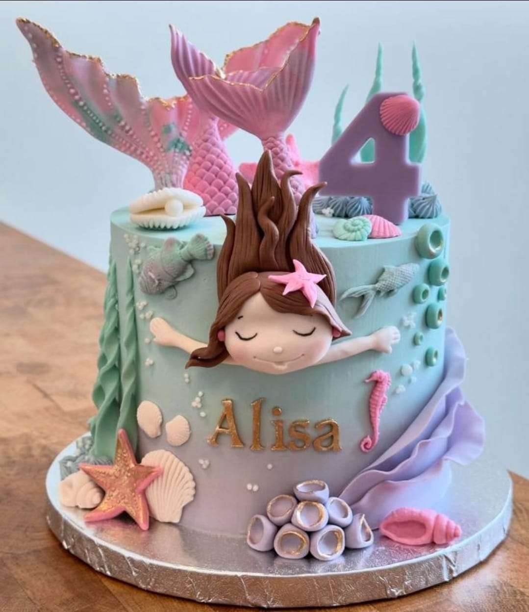 Mermaid Theme cake