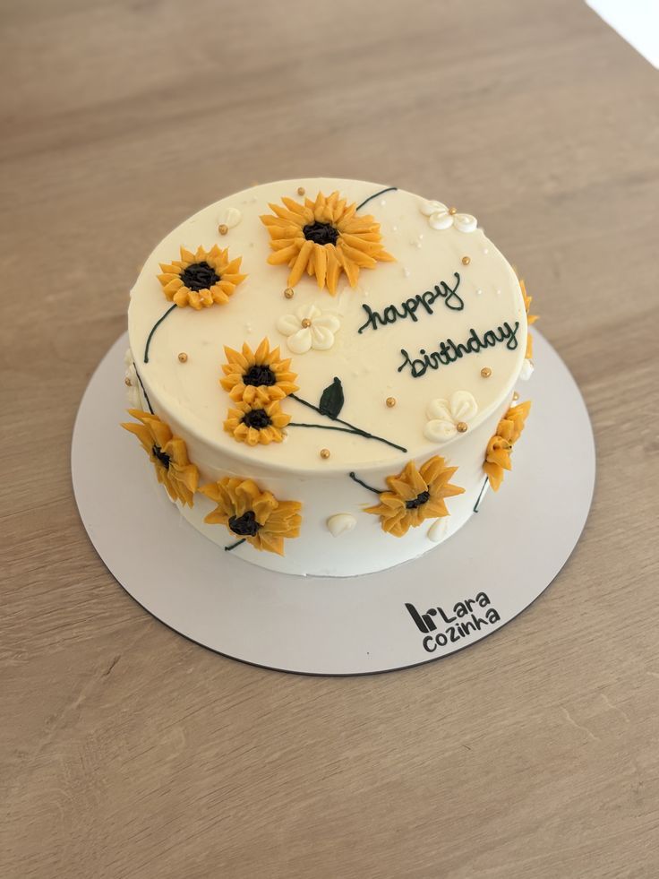 Sunshine Sunflower Cake