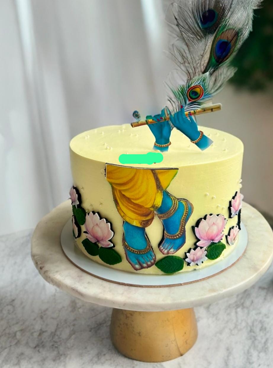 Krishna Janmashtami Cake