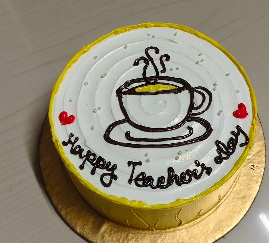 Happy Teacher’s Day – Coffee Theme Cake