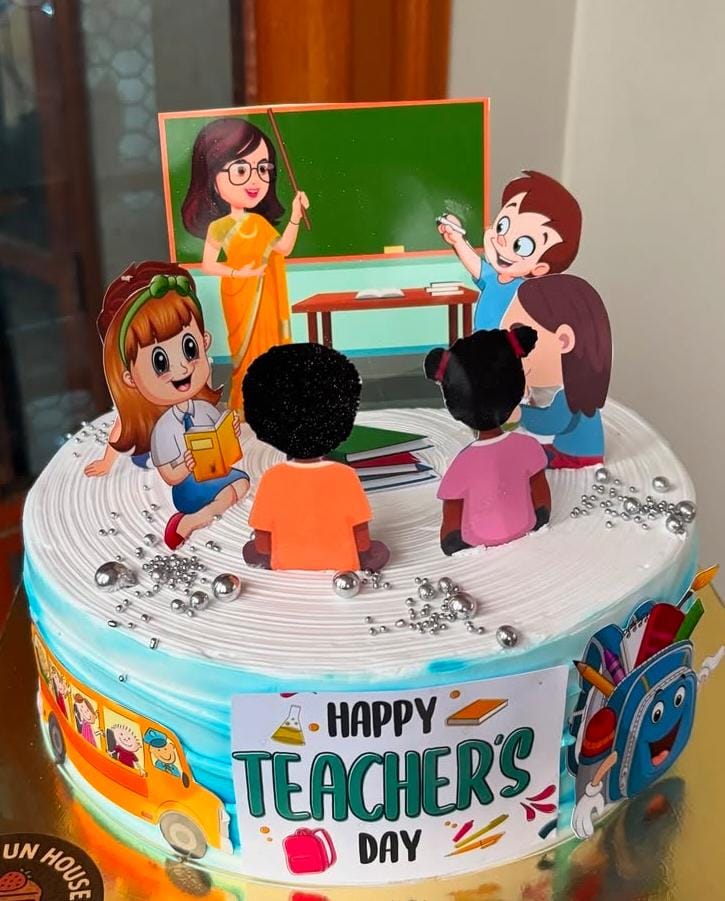 Teacher’s Day Classroom Celebration Cake