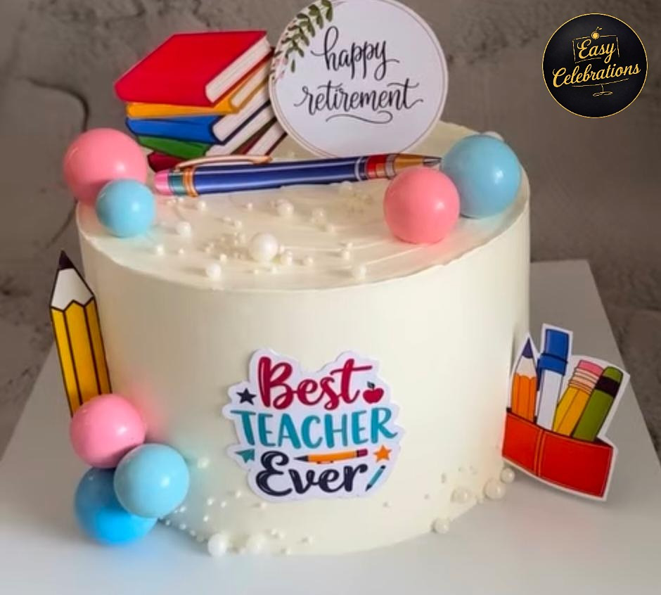 Best Teacher Ever Cake