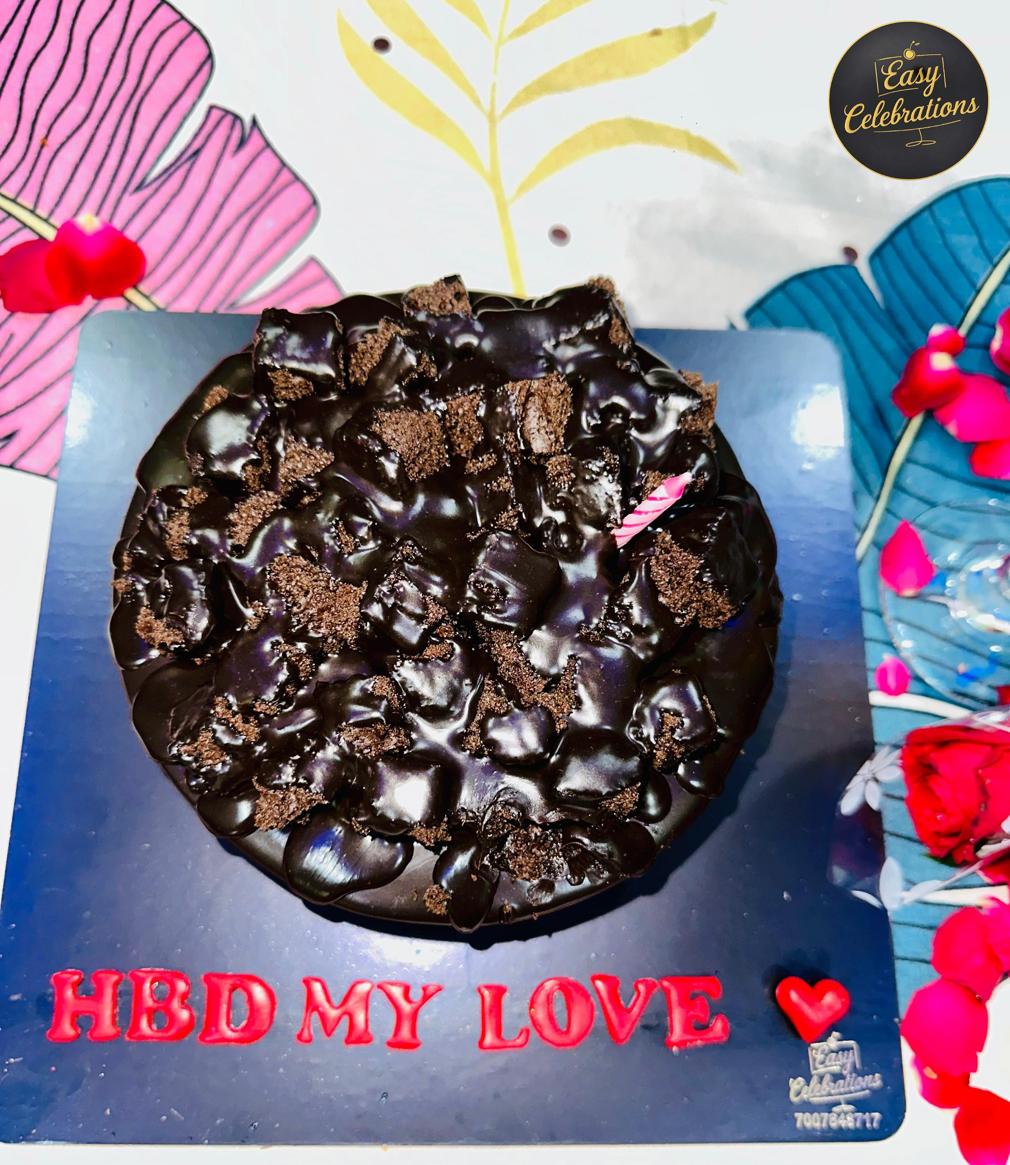 Chocolate brownie cake