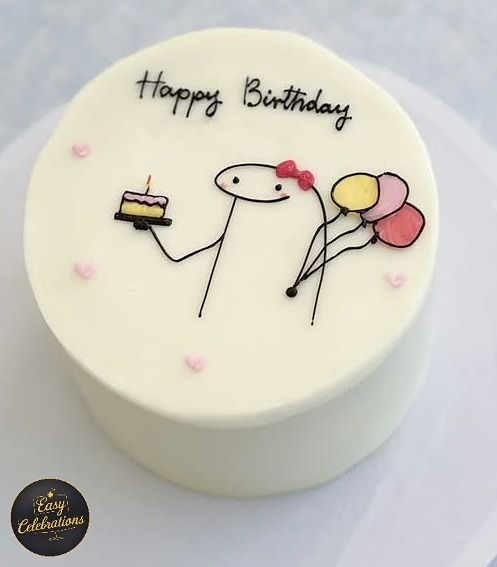Cute Birthday Wishes Cake