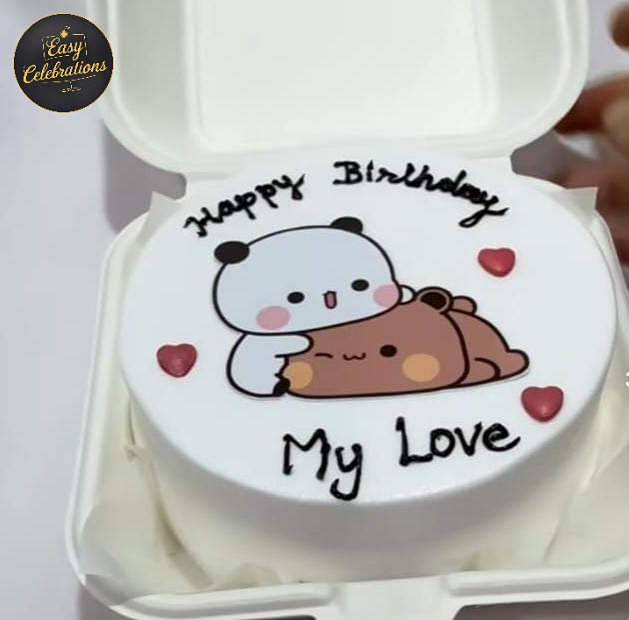 Cute Couple Bento Cake