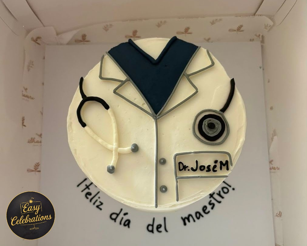 Doctor Theme Celebration Cake