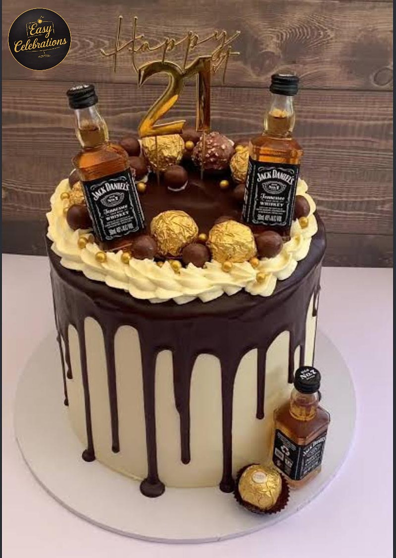 Jack Daniel’s Chocolate Drip Cake
