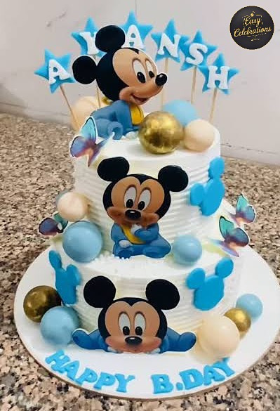 Mickey Mouse Kids Birthday Cake