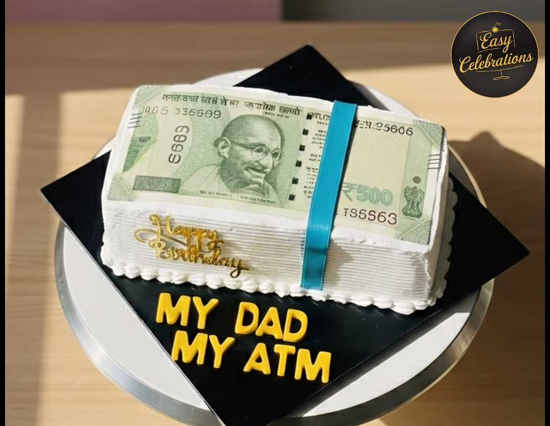 Note shape cake