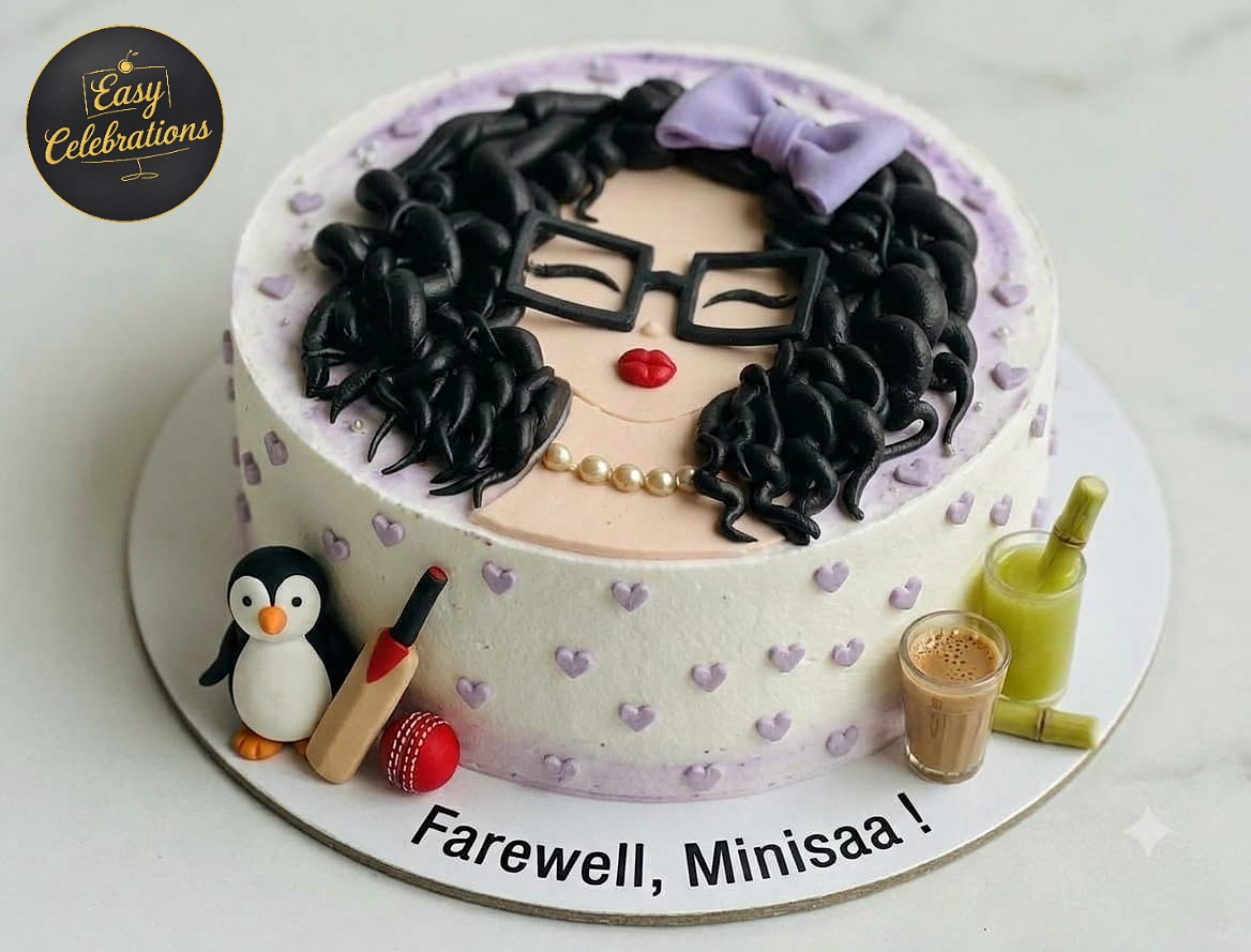 Personalized Farewell Girl Cake
