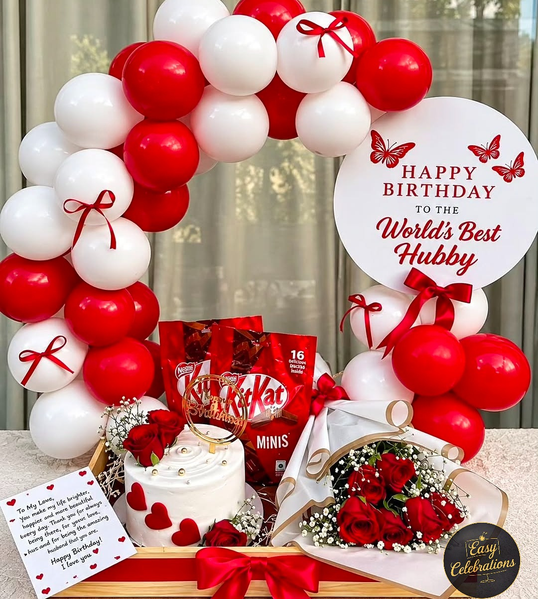 Red Love Birthday Surprise Combo ❤️