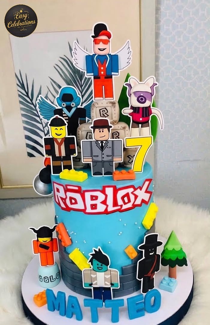 Roblox Gaming Theme Cake