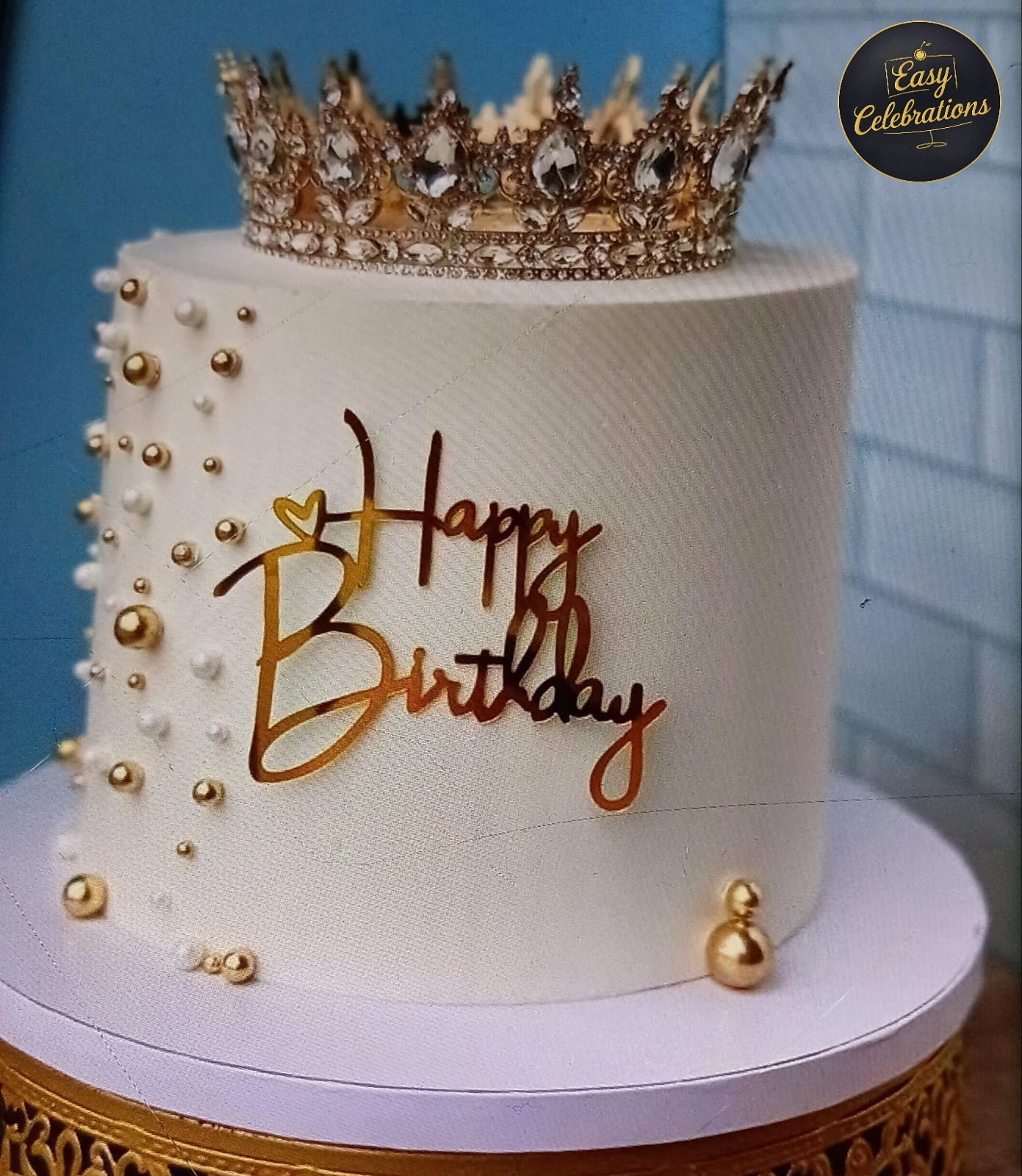 Royal Crown Birthday Cake