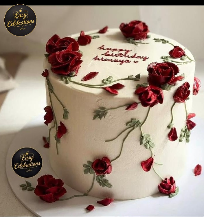 Royal Red Rose Cake