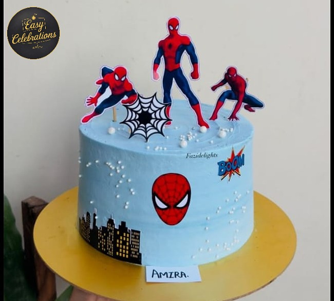 Spider-Man Theme Cake