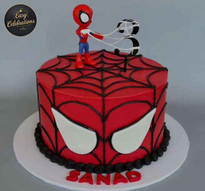 Spider-Man Web Adventure Cake