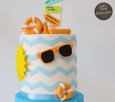 Summer Beach Vibes Cake