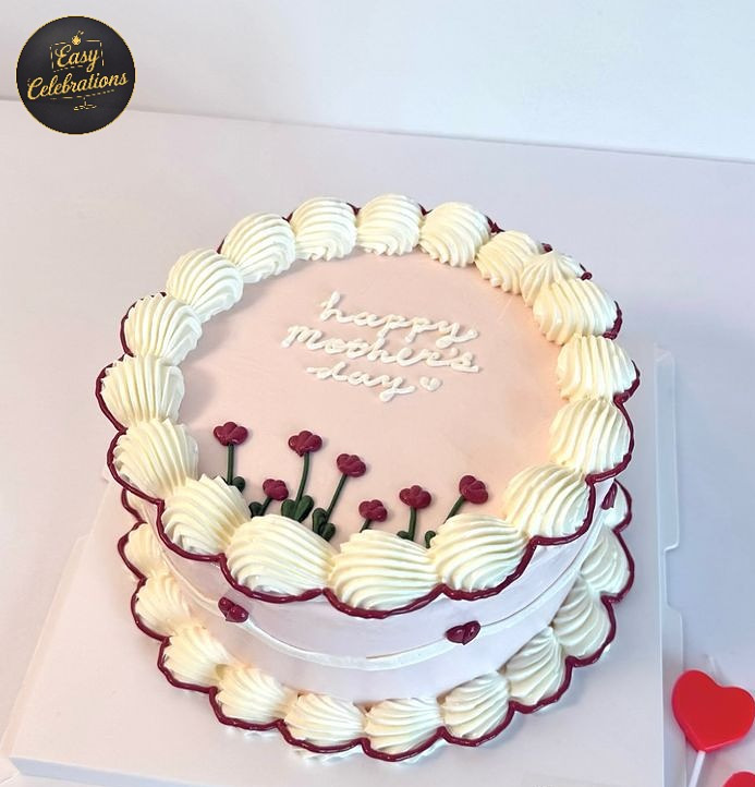 Vintage Cherry Blossom Cake