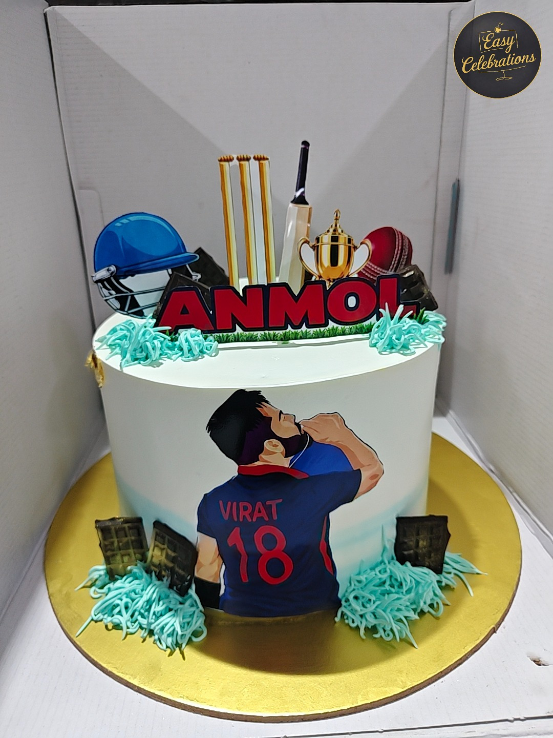 Virat Kohli Cricket Theme Cake – Anmol