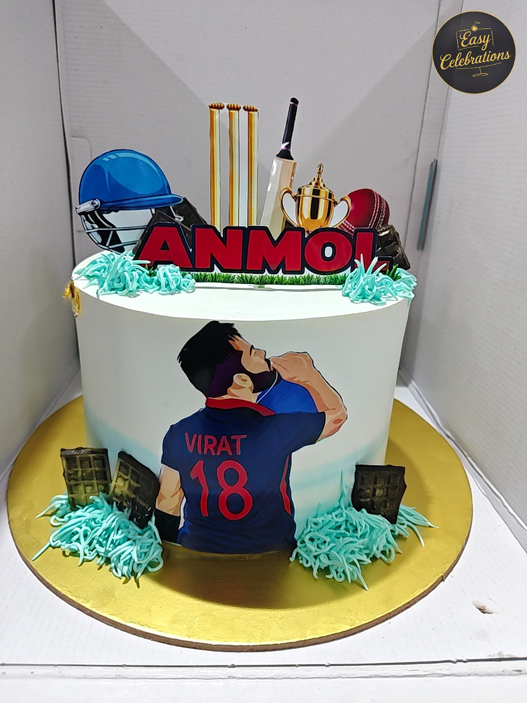 Virat Kohli Cricket Theme Cake – Anmol