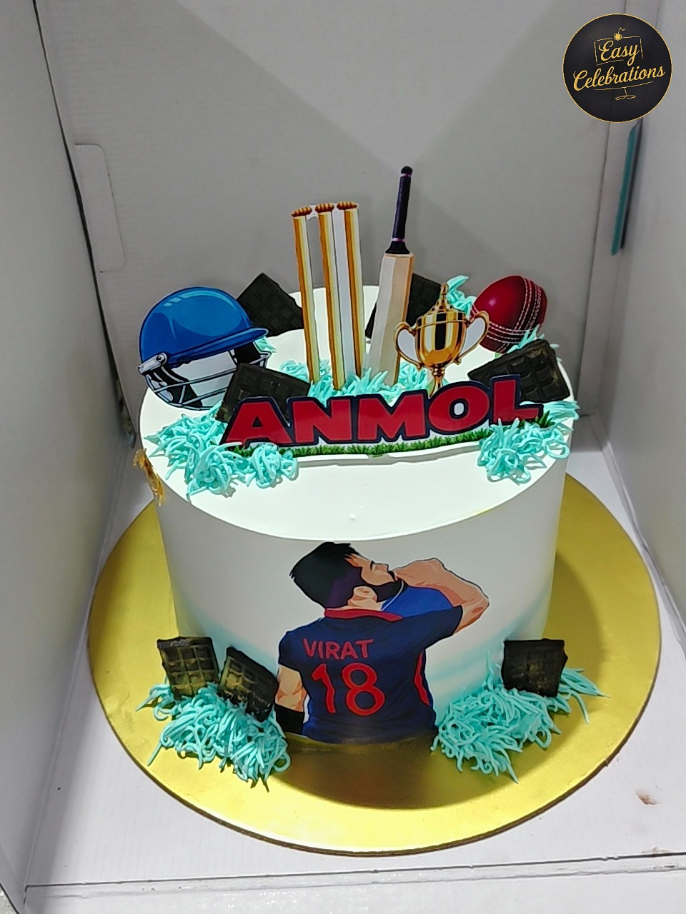 Virat Kohli Cricket Theme Cake – Anmol