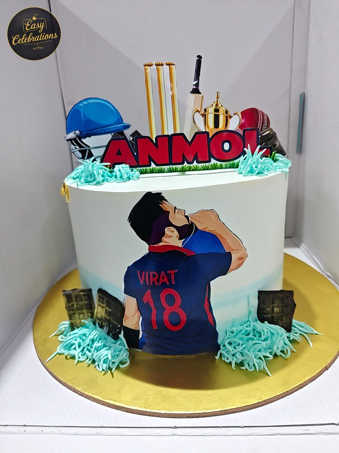 Virat Kohli Cricket Theme Cake – Anmol